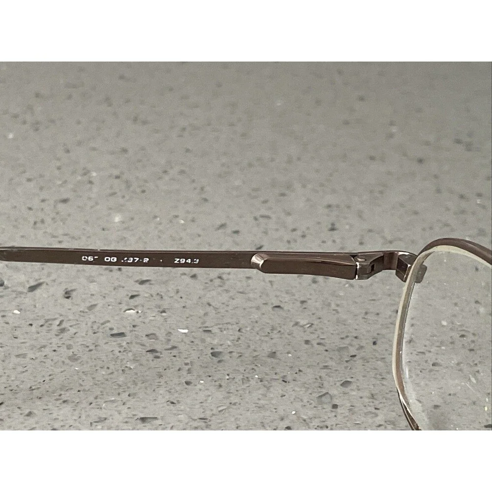 Vintage On Guard Aviator Eyeglasses Frame ONLY OG Z87 2 54-17-140 W GUARD Bronze
